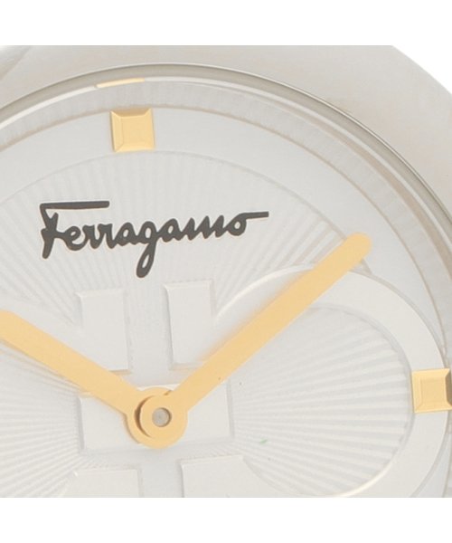 FERRAGAMO(フェラガモ)/フェラガモ 時計 レディース シック クォーツ ホワイト ブラック FERRAGAMO SFMF00121 レザー/img07
