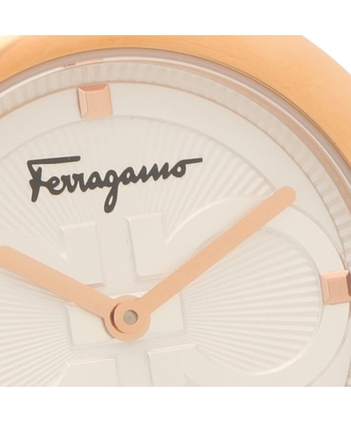 FERRAGAMO(フェラガモ)/フェラガモ 時計 レディース シック クォーツ ホワイト レッド FERRAGAMO SFMF00221 レザー/img07