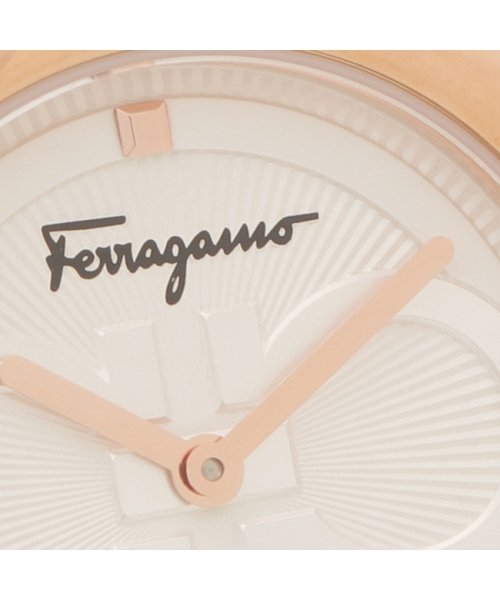 FERRAGAMO(フェラガモ)/フェラガモ 時計 レディース シック クォーツ ホワイト ピンクゴールド FERRAGAMO SFMF00621 ステンレス/img07