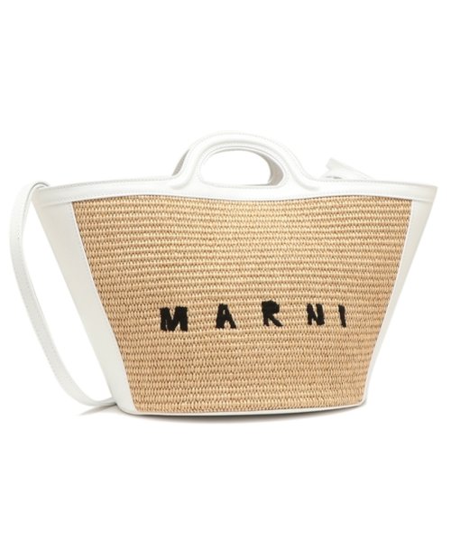 MARNI(マルニ)/マルニ ハンドバッグ ショルダーバッグ トロピカリア Sサイズ かごバッグ2WAY ベージュ ホワイト レディース MARNI BMMP0068Q0 P3860/img01