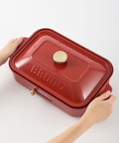 BRUNO(ブルーノ)/コンパクトホットプレート レシピ 蚊帳ふきん シリコーントング/img02