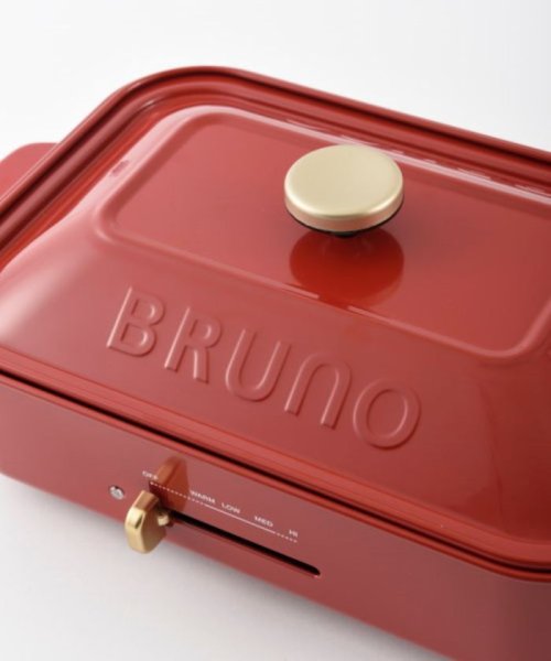 BRUNO(ブルーノ)/コンパクトホットプレート セラミックコート鍋セット レシピ 蚊帳ふきん シリコーントング/img08