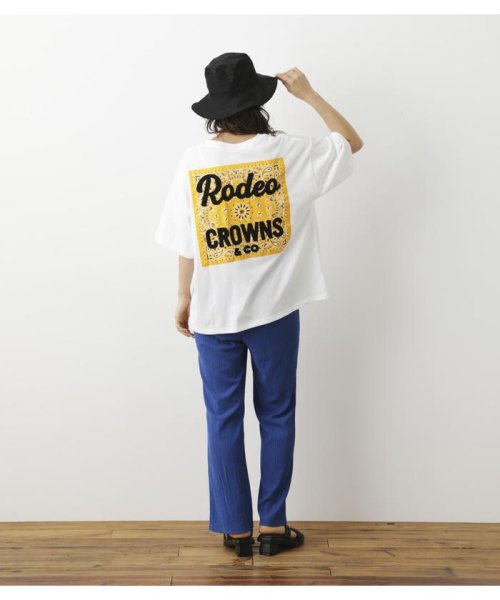 RODEO CROWNS WIDE BOWL(ロデオクラウンズワイドボウル)/COLORS BANDANA ビッグTシャツ/img01