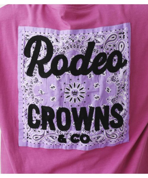 RODEO CROWNS WIDE BOWL(ロデオクラウンズワイドボウル)/COLORS BANDANA ビッグTシャツ/img15