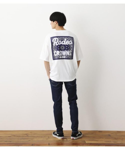 RODEO CROWNS WIDE BOWL(ロデオクラウンズワイドボウル)/メンズCOLORS BANDANA Tシャツ/img01