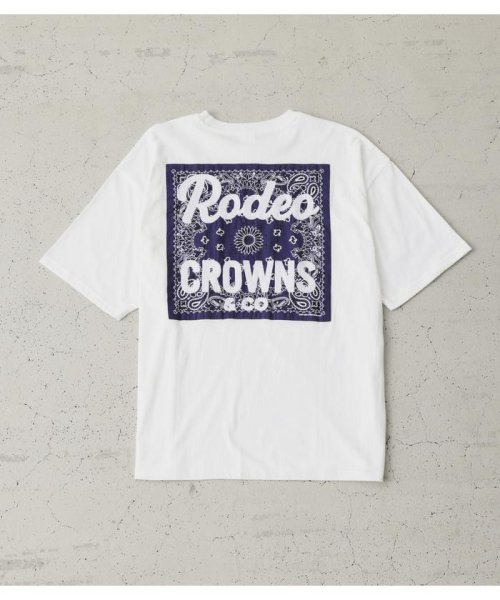 RODEO CROWNS WIDE BOWL(ロデオクラウンズワイドボウル)/メンズCOLORS BANDANA Tシャツ/img04