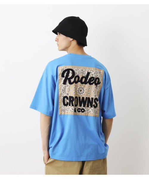 RODEO CROWNS WIDE BOWL(ロデオクラウンズワイドボウル)/メンズCOLORS BANDANA Tシャツ/img08