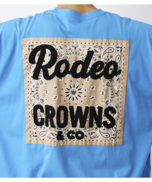 RODEO CROWNS WIDE BOWL(ロデオクラウンズワイドボウル)/メンズCOLORS BANDANA Tシャツ/img11