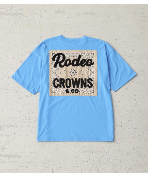 RODEO CROWNS WIDE BOWL(ロデオクラウンズワイドボウル)/メンズCOLORS BANDANA Tシャツ/img14