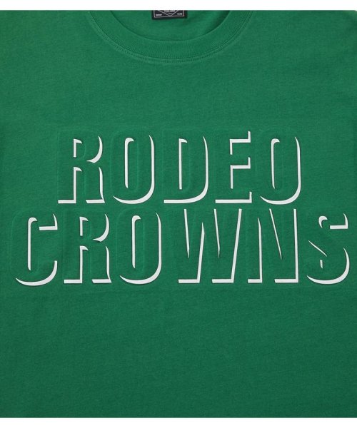 RODEO CROWNS WIDE BOWL(ロデオクラウンズワイドボウル)/SHADOW エンボスロゴ Tシャツ/img05