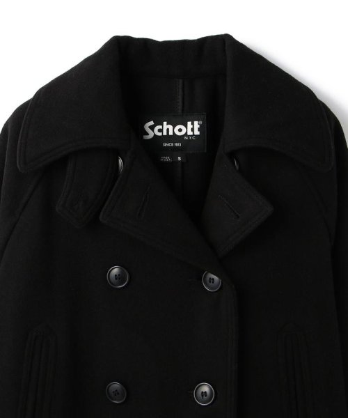 Schott(ショット)/Schott×RUMBLE RED/ショット×ランブルレッド/OVAL LINE PEACOAT/オーバル ラインピーコート/img04