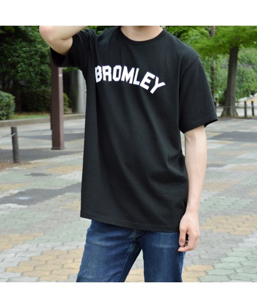 MODISH GAZE(モディッシュ ガゼ)/カレッジロゴ（BROMLEY）半袖Tシャツ/img12