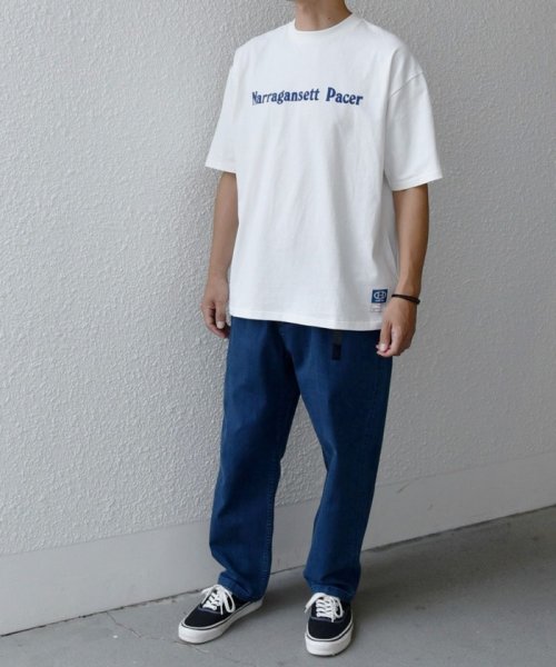 【SHIPS any別注】GRAMiCCi: オーガニックコットン ルーズテーパード ストレッチ デニム パンツ◆ SHIPS