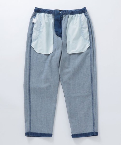 【SHIPS any別注】GRAMiCCi: オーガニックコットン ルーズテーパード ストレッチ デニム パンツ◆ SHIPS