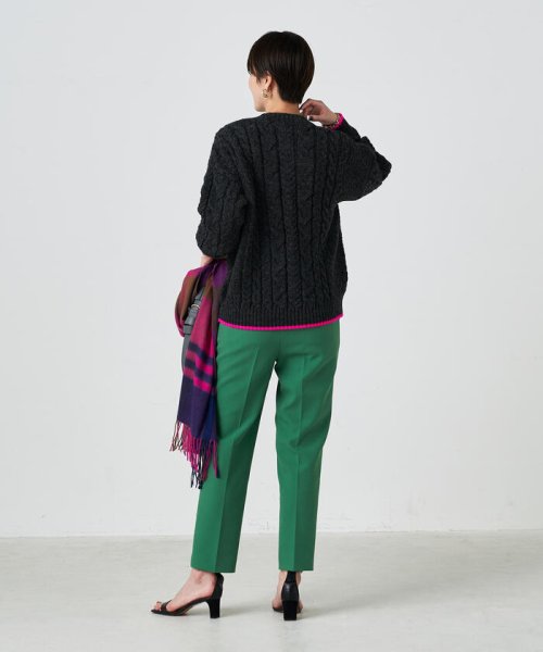 NOLLEY’S(ノーリーズ)/◇【WEB限定カラーあり】【OLDDERBY KNITWEAR】別注アランケーブル配色プルオーバーニット/img36