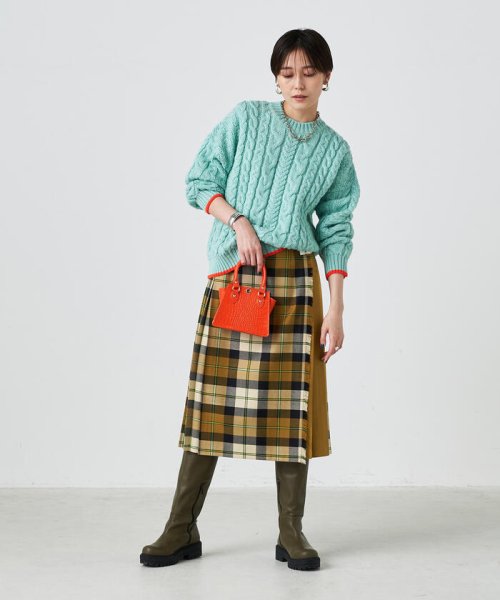 NOLLEY’S(ノーリーズ)/◇【WEB限定カラーあり】【OLDDERBY KNITWEAR】別注アランケーブル配色プルオーバーニット/img43