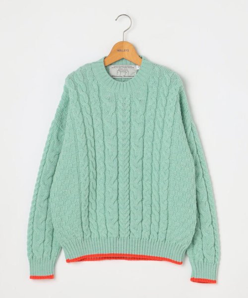 NOLLEY’S(ノーリーズ)/◇【WEB限定カラーあり】【OLDDERBY KNITWEAR】別注アランケーブル配色プルオーバーニット/img55