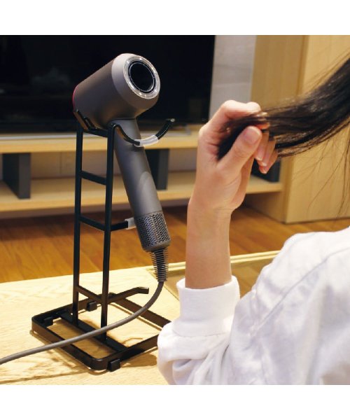 Collend コレンド ドライヤースタンド ホルダー 収納 ハンズフリー マルチヘアドライヤースタンド Multi Hair Dryer Stand ブラック コレンド Collend Magaseek