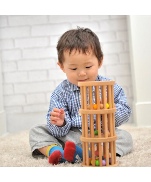 エデュテ Edute エデュテ Edute 木のおもちゃ 知育玩具 10ヶ月から対応 ラトル タワー 男の子 女の子 木製 赤ちゃん 子供 幼児 ベビー Rattle Tower O Magaseek