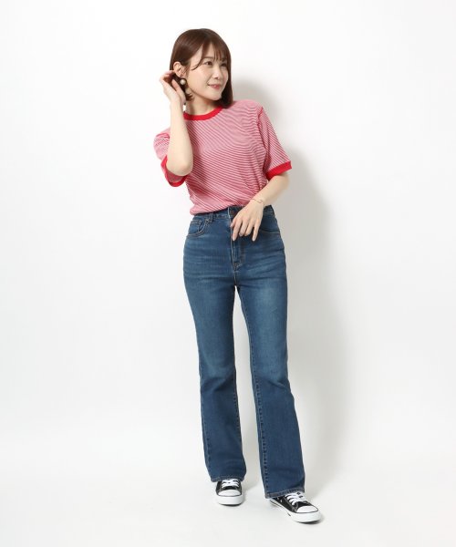 salong hameu(salong hameu)/【Salong hameu】Healthknit（ヘルスニット）クルーネック ワッフル半袖Tシャツ/ユニセックス/無地・ボーダーリンガーT/1P パックT/img26