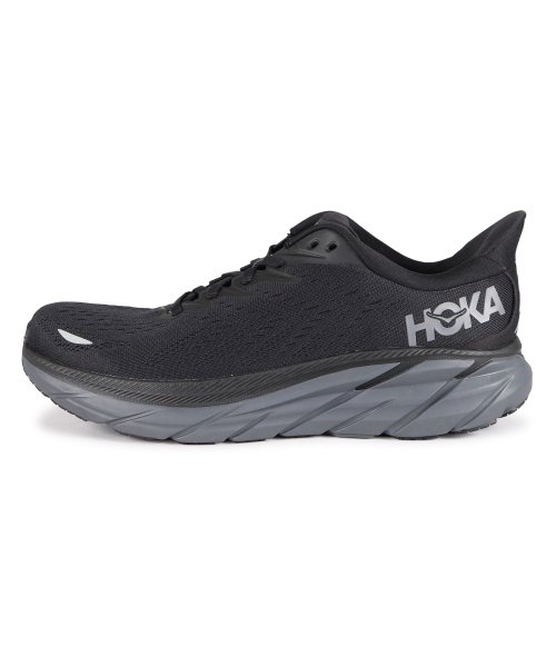 HOKA ONE ONE(ホカオネオネ)/HOKA ONE ONE ホカオネオネ クリフトン8 スニーカー メンズ 厚底 CLIFTON 8 ブラック 黒 1119393/img02