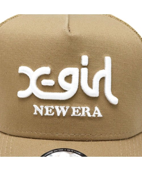 NEW ERA(ニューエラ)/【正規取扱店】ニューエラ NEW ERA 帽子 キャップ 9FORTY A－Frame トラッカー X－girl ロゴ コラボ 刺繍 ブランド フェス キャンプ/img17