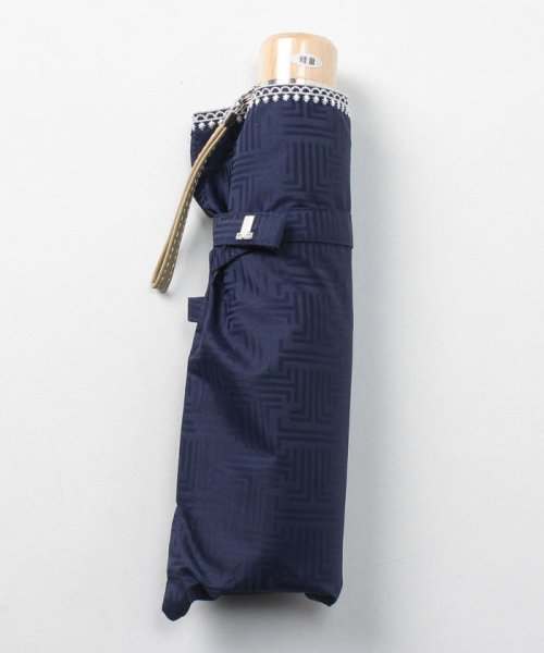 LANVIN Collection(umbrella)(ランバンコレクション（傘）)/LANVIN CLLECTION（ランバンコレクション）晴雨兼用折りたたみ日傘　刺繍モノグラム/img02