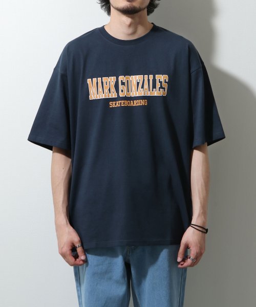 ZIP FIVE(ジップファイブ)/【mg－0287】MARK GONZALES ロゴプリント半袖Tシャツ/img01