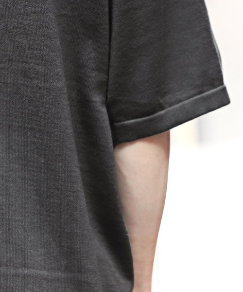 LUXSTYLE(ラグスタイル)/ハイゲージニット半袖BIGポロシャツ/ポロシャツ メンズ 半袖 ニット ビッグシルエット/img10