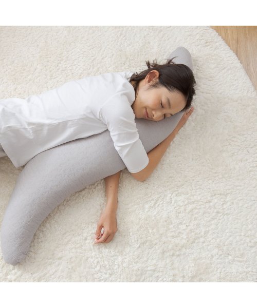 mofua(モフア)/mofua モフア 抱き枕 S字 ボディーピロー 30×120cm 洗える 横向き寝 CLOUD柄 BODY PILLOW 362800/img21