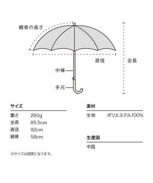 Wpc．(Wpc．)/【Wpc.公式】雨傘 カメリア  58cm 継続はっ水 軽くて丈夫 晴雨兼用 レディース 長傘/img10