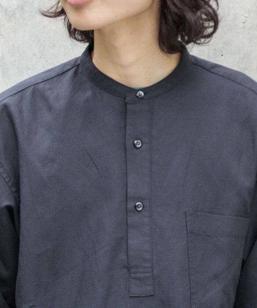 GLOSTER(GLOSTER)/【WORK ABOUT/ワークアバウト】SUMMERY SHIRT プルオーバーシャツ スリーピング/img03