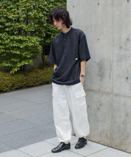 GLOSTER(GLOSTER)/【WORK ABOUT/ワークアバウト】SUMMERY SHIRT プルオーバーシャツ スリーピング/img08