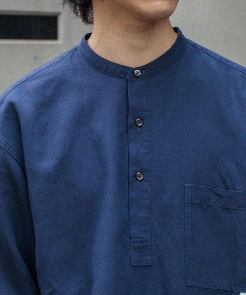 GLOSTER(GLOSTER)/【WORK ABOUT/ワークアバウト】SUMMERY SHIRT プルオーバーシャツ スリーピング/img12