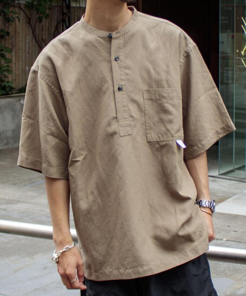GLOSTER(GLOSTER)/【WORK ABOUT/ワークアバウト】SUMMERY SHIRT プルオーバーシャツ スリーピング/img21