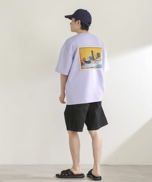 SENSE OF PLACE by URBAN RESEARCH(センスオブプレイス バイ アーバンリサーチ)/『別注』『ユニセックス』グラフィックアートTシャツ(5分袖)E/img23