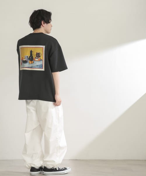 SENSE OF PLACE by URBAN RESEARCH(センスオブプレイス バイ アーバンリサーチ)/『別注』『ユニセックス』グラフィックアートTシャツ(5分袖)E/img31