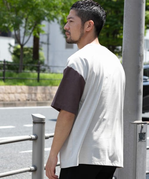 URBAN RESEARCH ROSSO(URBAN　RESEARCH　ROSSO（MEN）)/『UR TECH ひやサラクール』AIR DRYリネンスリーブドッキングTシャツ/img17