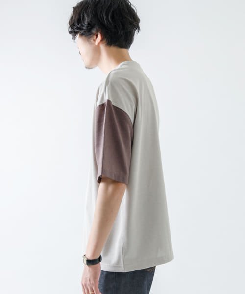 URBAN RESEARCH ROSSO(URBAN　RESEARCH　ROSSO（MEN）)/『UR TECH ひやサラクール』AIR DRYリネンスリーブドッキングTシャツ/img21