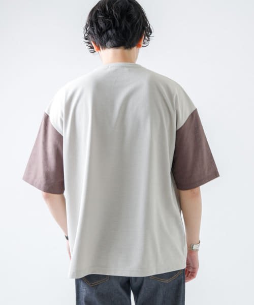 URBAN RESEARCH ROSSO(URBAN　RESEARCH　ROSSO（MEN）)/『UR TECH ひやサラクール』AIR DRYリネンスリーブドッキングTシャツ/img22