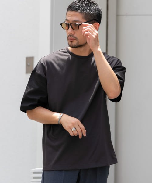 URBAN RESEARCH ROSSO(URBAN　RESEARCH　ROSSO（MEN）)/『UR TECH ひやサラクール』AIR DRYリネンスリーブドッキングTシャツ/img27