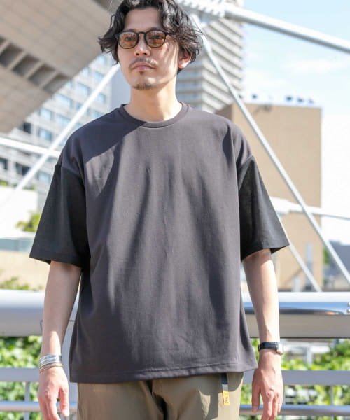 URBAN RESEARCH ROSSO(URBAN　RESEARCH　ROSSO（MEN）)/『UR TECH ひやサラクール』AIR DRYリネンスリーブドッキングTシャツ/img38