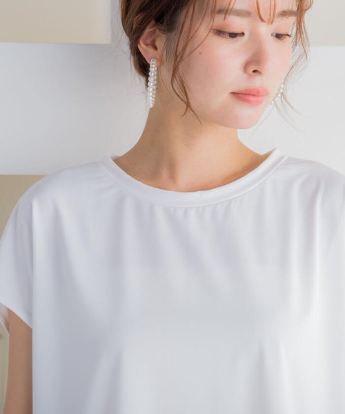 VICKY(ビッキー)/さらさらフレンチスリーブTシャツ《抗菌/防臭/吸水速乾/ＵＶカット/手洗い可能》/img23