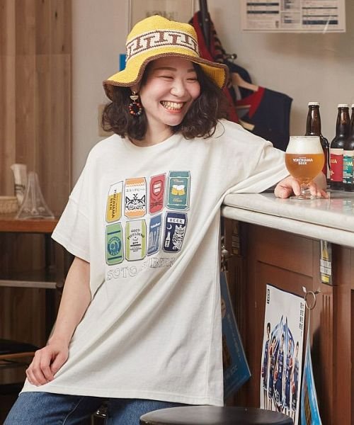 CAYHANE(チャイハネ)/【チャイハネ】YOKOHAMA BEER×grn×Amina ヨコビTシャツ JSU－2201/img18