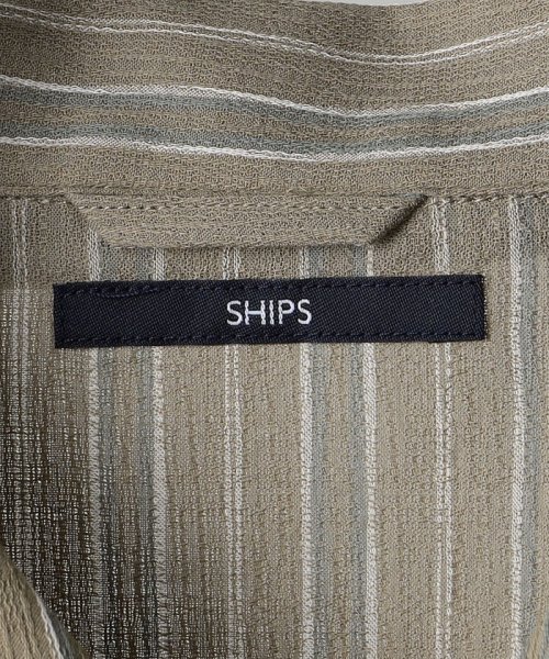 SHIPS MEN(シップス　メン)/*SHIPS: 楊柳 ストライプ リラックスフィット ショートスリーブ シャツ/img16