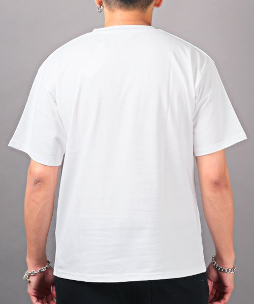 LUXSTYLE(ラグスタイル)/RUMSODA(ラムソーダ)ベアプリントクルーネックTシャツ/Tシャツ メンズ 半袖 ベア プリント イラスト クマ/img01