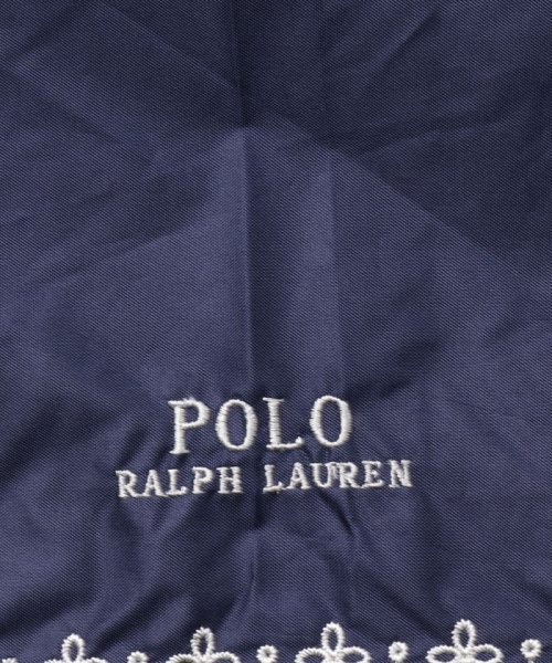 POLO RALPH LAUREN(umbrella)(ポロラルフローレン（傘）)/晴雨兼用折りたたみ日傘　大きめ ”フローラル刺繍”/img04