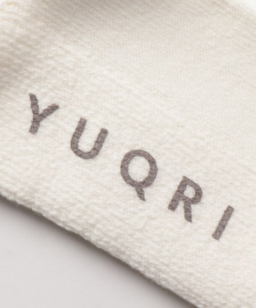 YUQRI(YUQRI)/【YUQRI / ユクリ】comfy half pile rib line 「 抗菌防臭・消臭・制菌」リブ ソックス 靴下 日本製 父の日  プレゼント /img21