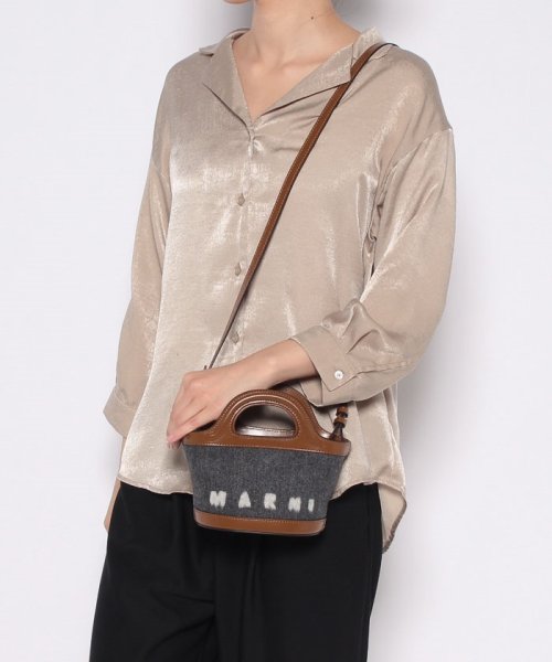 MARNI(マルニ)/【MARNI】マルニ フェルト&レザー TROPICALIAマイクロバッグ BMMP0096Q1P4915/img05