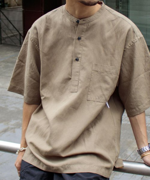 GLOSTER(GLOSTER)/【WORK ABOUT/ワークアバウト】SUMMERY SHIRT プルオーバーシャツ スリーピング/img28